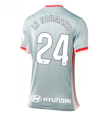 Atletico Madrid Robin Le Normand #24 Bortatröja Dam 2024-25 Kortärmad